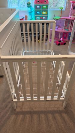 White Baby Crib