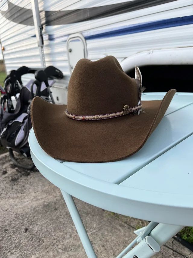 Stetson Men’s Powder River 4x Buffalo Felt Cowboy Hat