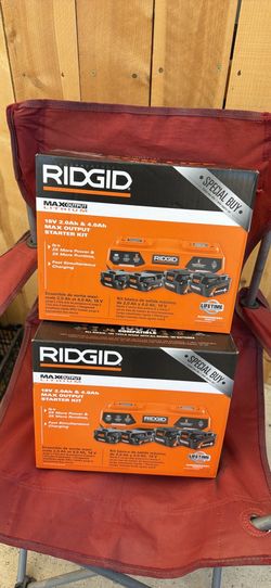 RIDGID 18V Max Output Starter Kit