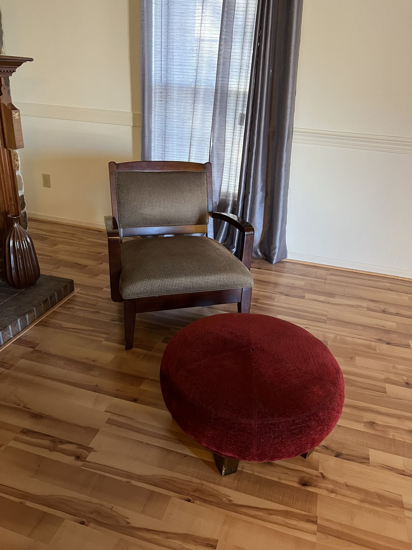 Accent Chair & Ottoman 