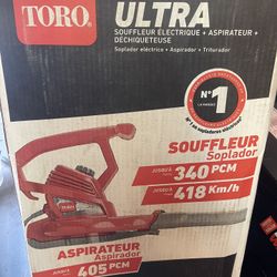 Toro Blower And Vacuum 