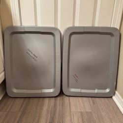 Rubbermaid Storage Bin Lids 17.5x23”