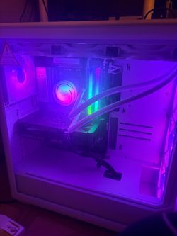 Custom Built RGB Gaming PC White Case