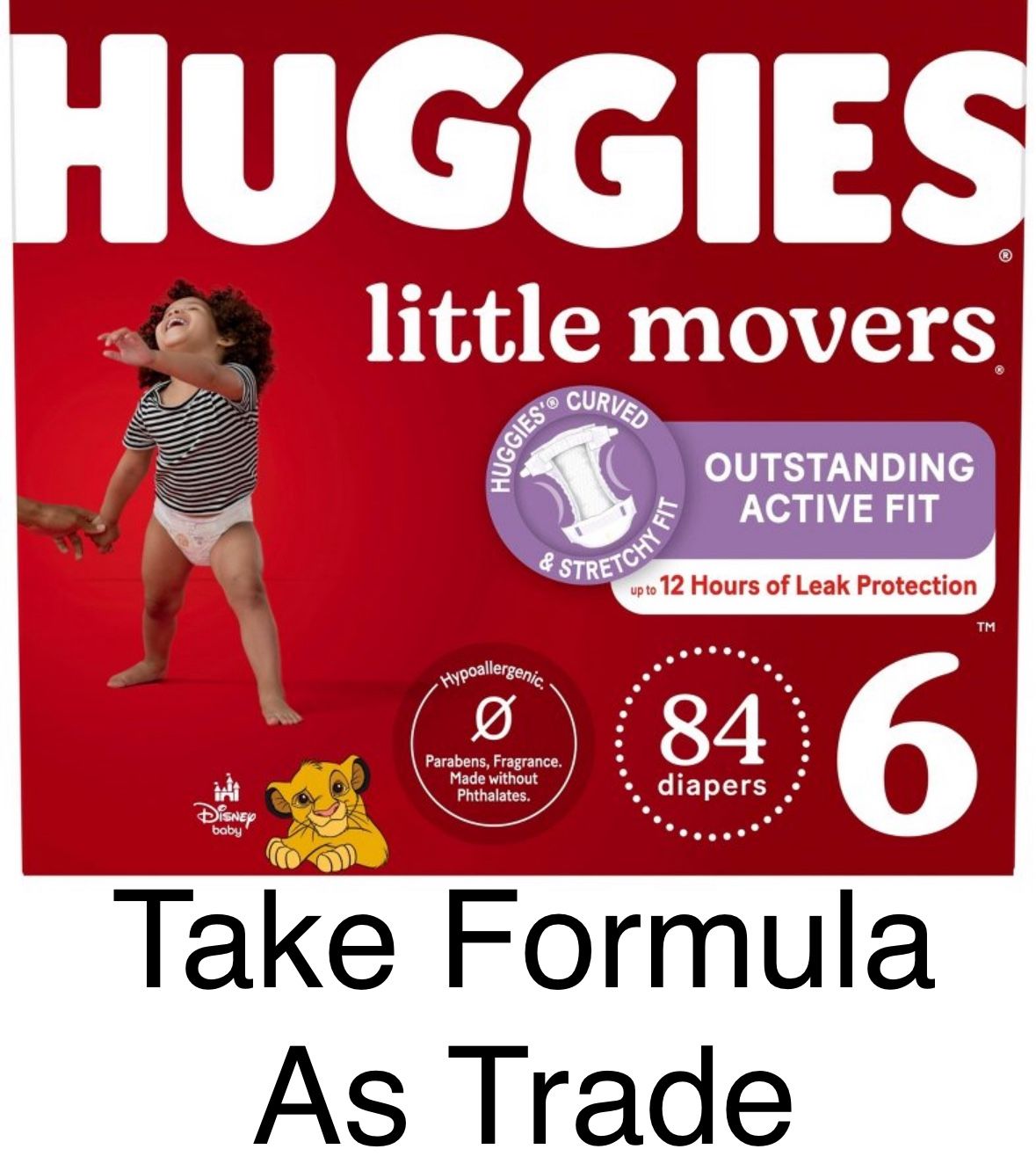 Huggies Little Movers Size 6 Diapers Pañales 