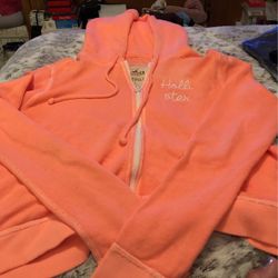 Hollister zip up hoodie