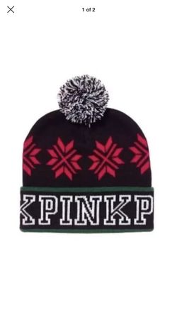 New pink Victoria secret hat beanie