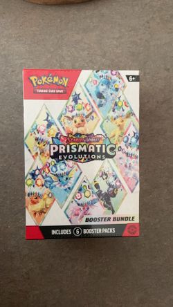 Pokémon Scarlet & Violet Prismatic Evolutions Booster Bundle