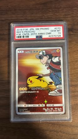 Red Flash Pikachu PSA 10