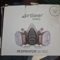 New Air gear pro respirator m500 mask Home improvement supplies building supplies paint painting
