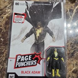 DC Comics Page Punchers Black Adam Action Figure Comic Book McFarlane Toys