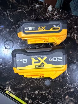 DeWalt 20V Max XR Battery Pack Lot of 2