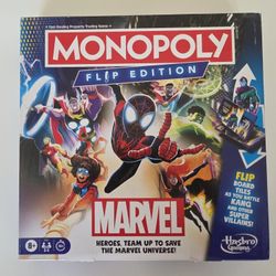 Monopoly Flip Edition: Marvel Board Game