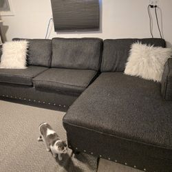 Dark Gray Sofa