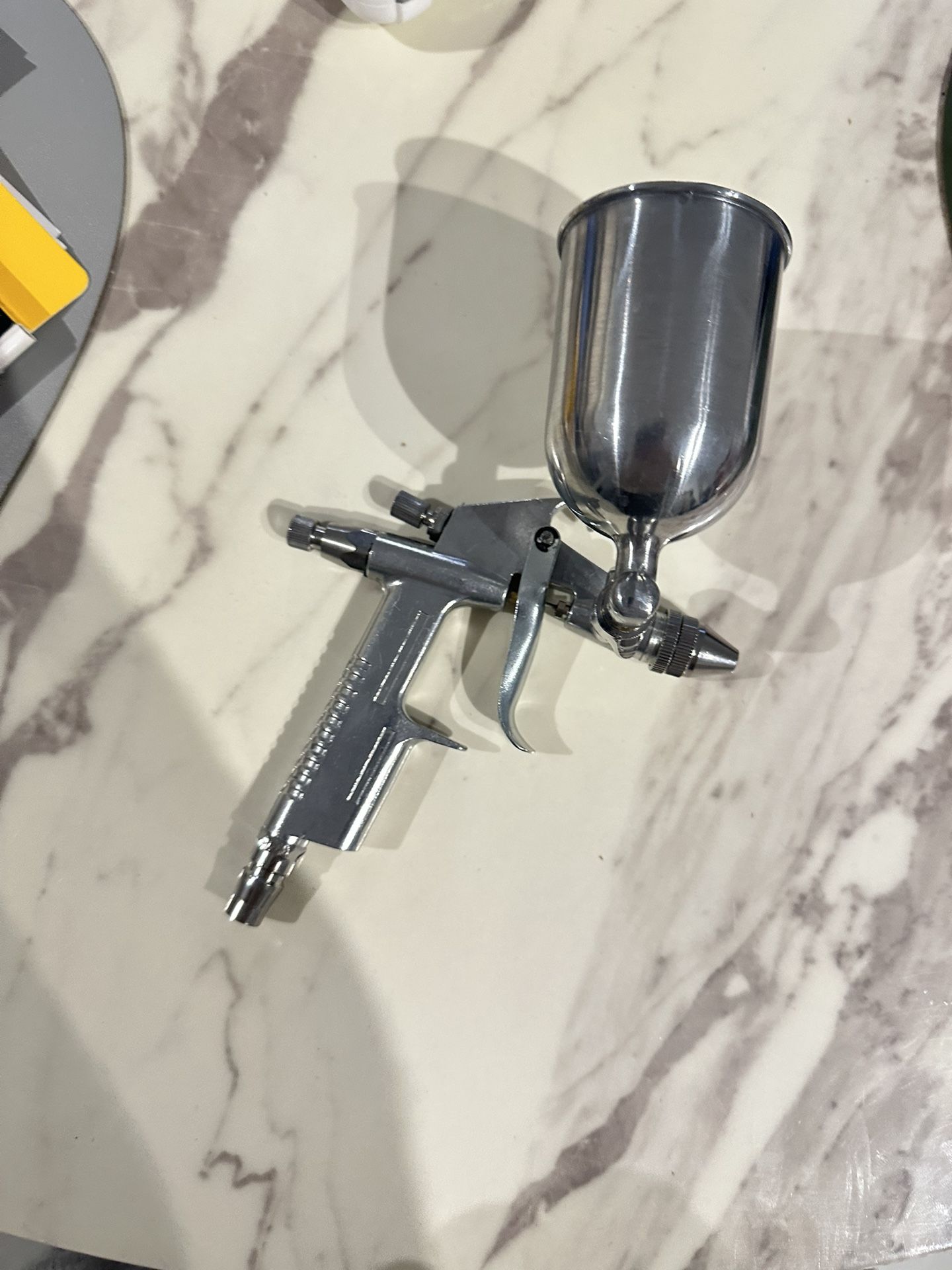 Professional Mini Detail Spray Gun – Stainless Steel Cup – Precision Nozzle