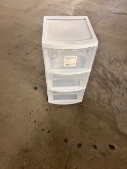 Sterilite 3-Drawer Plastic Storage Cart
