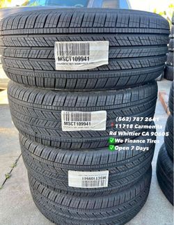 235/55R18 Goodyear Set of Tires Installed and Balanced Set de Llantas Nuevas Instaladas y Balanceadas