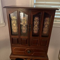 Wooden Jewelry Cabinet