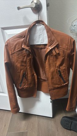 Women leather jacket