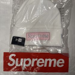 Supreme Box Logo Beanie White