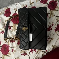 LEATHER KENSINGTON X BAG