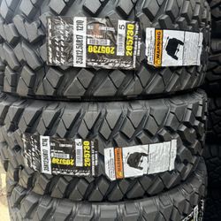 Nitto Trail Grappler M/T 37x12.50R17 Tires ( Set of 4 ) 🔥🔥🔥