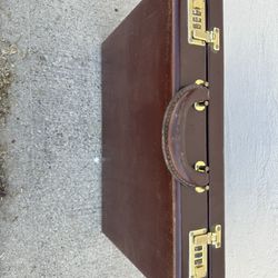 Vintage Brown Briefcase 