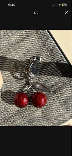 Coach Cherry Bag Charm