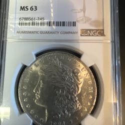 1884-O Morgan Dollar, NGC certified: