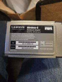 Linksys Notebook Wireless-G