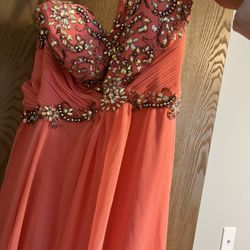 Coral Prom Dress 