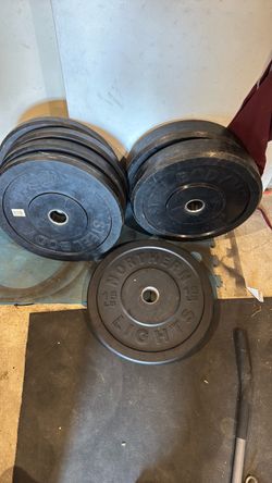 Olympic bumpers plates 220lbs