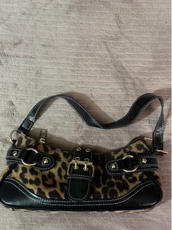 Leopard print purse