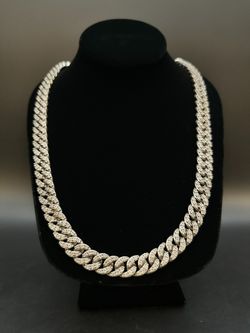 24" SILVER DIAMOND NECKLACE #35618
