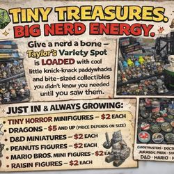 TinY Toys Big Nerd Loot @ Taylors Variety Spot 