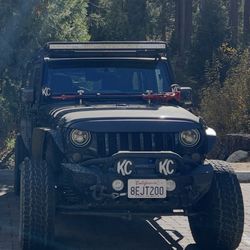 JEEP JK ROOF RACK AND LIGHTS