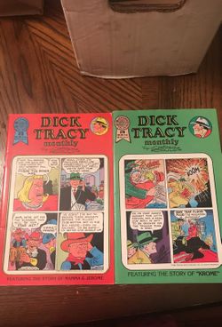 Vintage 1986 Dick Tracy Comic books #2 and #6