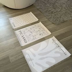 Canvas Artwork Unframed (Henri Matisse & Picasso Inspired)