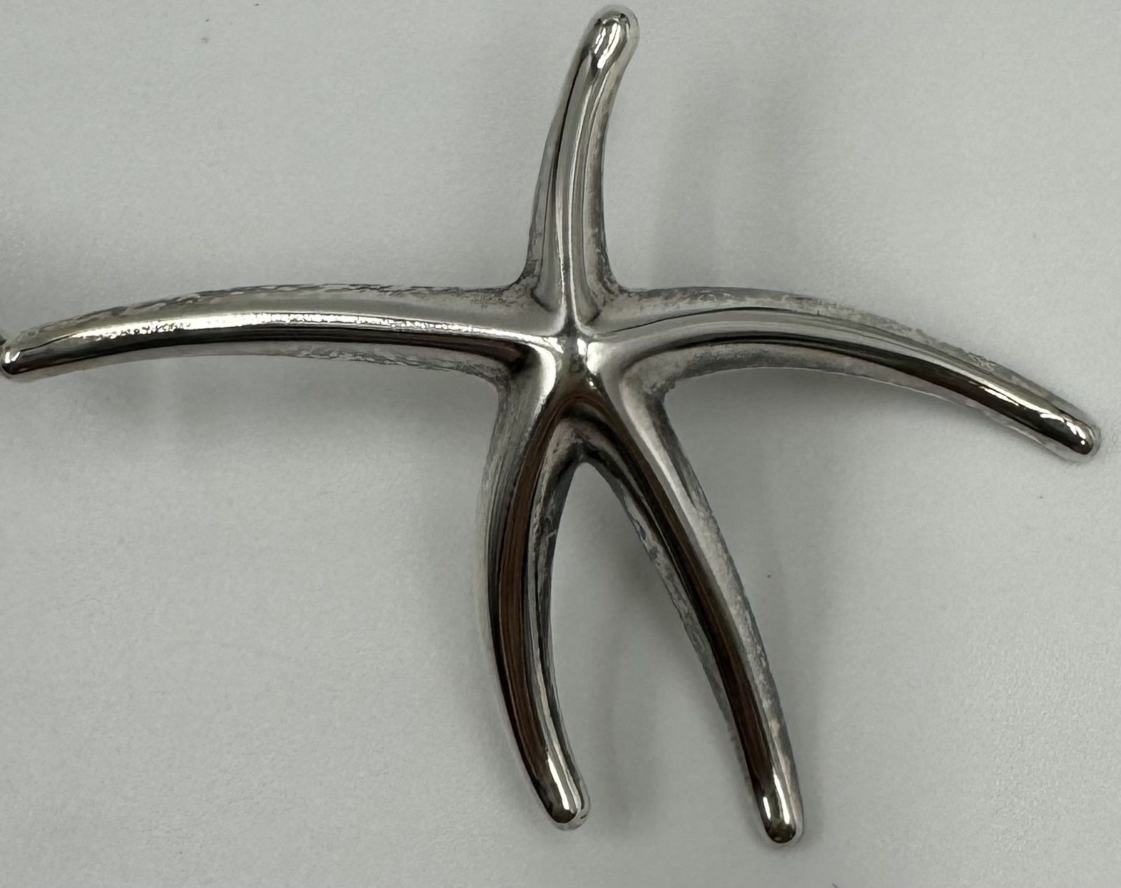Tiffany & Co. Elsa Peretti Spain Sterling Silver Large Starfish Stud Earrings 