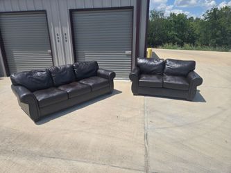 Leather Sofa Set