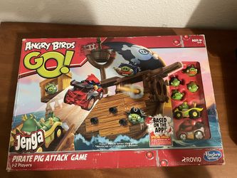Angry Birds Go Jenga Pirate Pig Attack Game 2013 Hasbro Complete