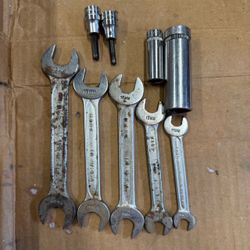 Vintage Indestro / Duro tools wrench set Allen/hex sockets