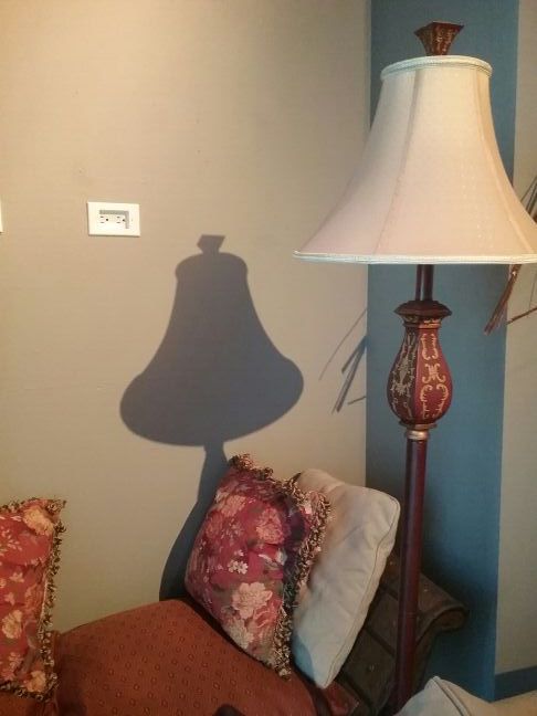 LIKE NEW Floor Lamp with Indian Style Decorative Design - MAKE OFFER - MOVING !!