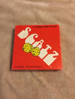 Vintage Scatz Dice Game