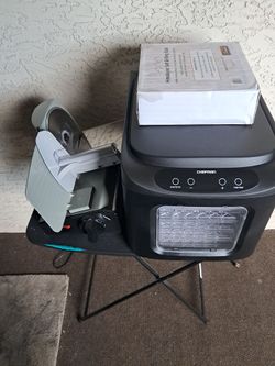 Dehydrator, slicer, salt block