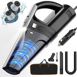 NEW! Portable Car Vacuum Cleaner 7000PA Suction DC 12V High Power 16.4Ft Cord Wired