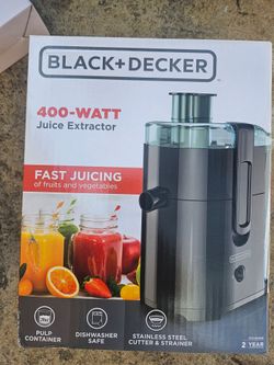 Black + Decker 400 watt Juice Extractor