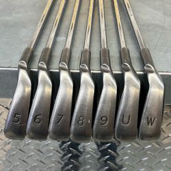 Ping G25 Green Dot Stiff Flex 7pc 5-U Iron Set