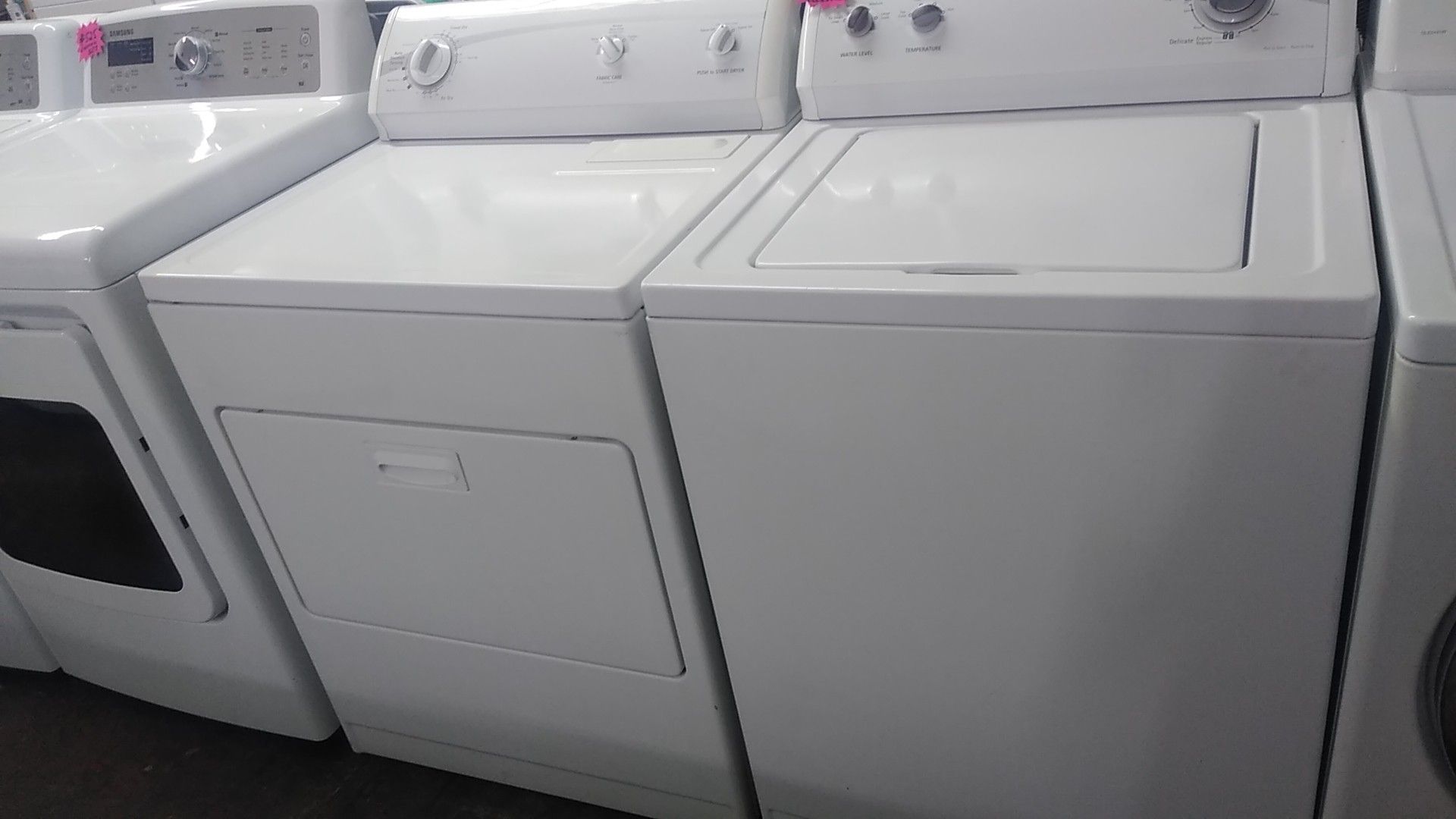 Kenmore washer and dryer