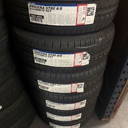 215/60R16 FALKEN SINCERA ST80 AS WITH INSTALLATION AND BALANCE Y Hablamos Espanol  