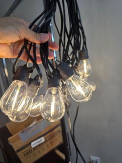 50FT LED Outdoor String Lights, Waterproof